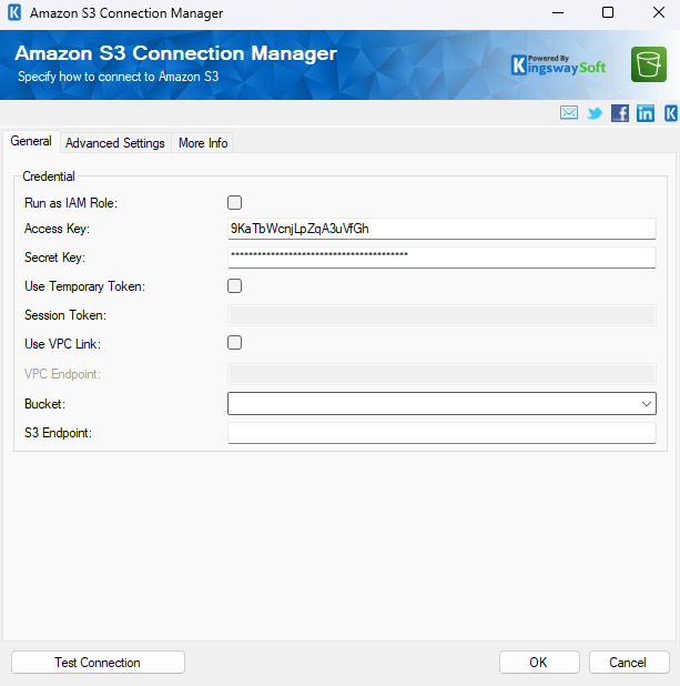 SSIS AWS S3 Connection